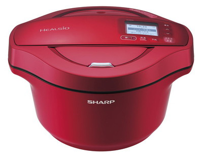 SHARP KN-HW24C-R レッド系 ヘルシオ ホットクック [水なし自動調理鍋（2.4L）]