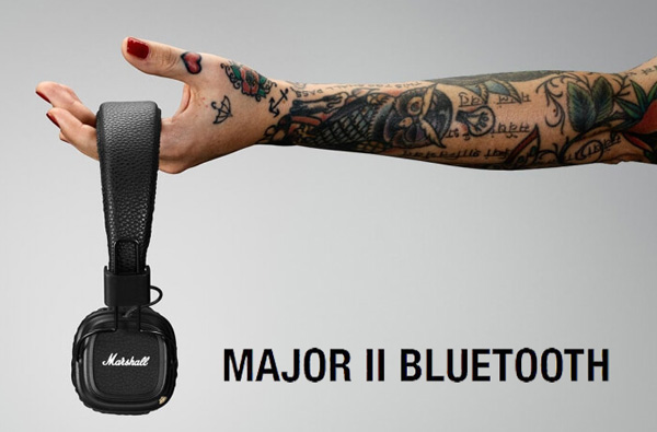 Marshall HEADPHONESのワイヤレスヘッドホン「Major II Bluetooth」